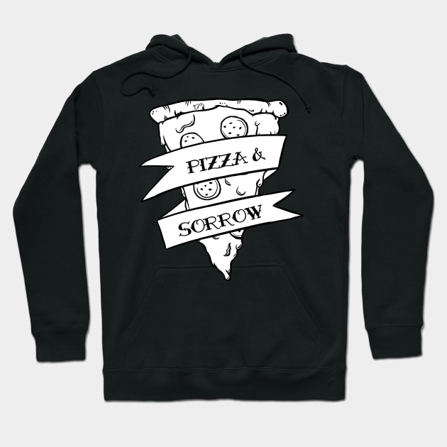 PIZZA &amp; SORROW Hoodie by Mhaddie